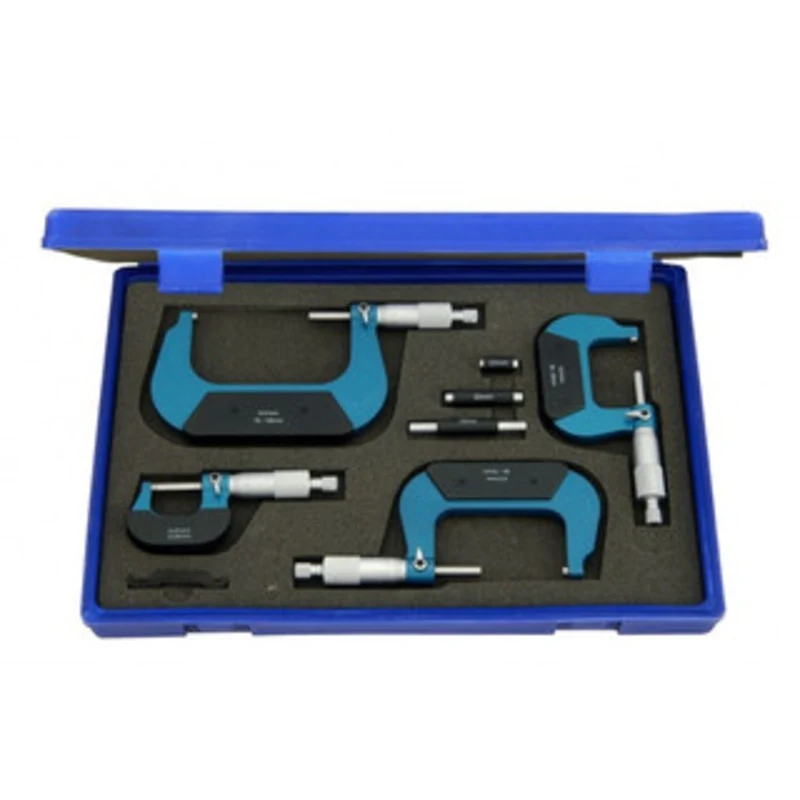 Precise Super Precision Micrometer Set 0-4 x .0001 - 26-098